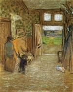 Edouard Vuillard  - Bilder Gemälde - The Vestibule at Saint-Jacut-de-la-mer