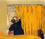 Edouard Vuillard  - Bilder Gemälde - The Yellow Curtain