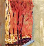 Edouard Vuillard  - Bilder Gemälde - Trees and Flowers