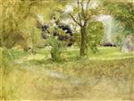 Edouard Vuillard  - Bilder Gemälde - Trees in a Field