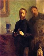 Edouard Vuillard  - Bilder Gemälde - Vuillard and Waroquy
