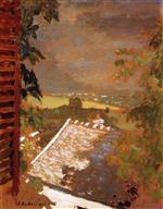 Edouard Vuillard  - Bilder Gemälde - Window on Lac Léman