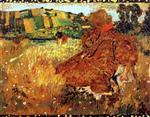 Edouard Vuillard  - Bilder Gemälde - Woman in the Countryside