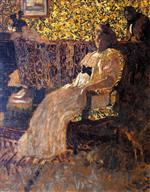 Edouard Vuillard  - Bilder Gemälde - Woman Seated in a Chair