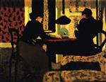 Edouard Vuillard  - Bilder Gemälde - Women by Lamplight