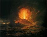 Joseph Wright of Derby - Bilder Gemälde - An Eruption of Vesuvius, seen from Portici