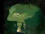 Joseph Wright of Derby - Bilder Gemälde - Bridge through a Cavern, Moonlight