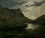 Joseph Wright of Derby  - Bilder Gemälde - High Tor, Matlock