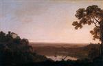 Joseph Wright of Derby  - Bilder Gemälde - Lake Nemi