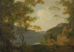 Joseph Wright of Derby  - Bilder Gemälde - Lake Scene