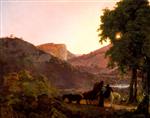 Joseph Wright of Derby  - Bilder Gemälde - Landscape