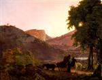 Joseph Wright of Derby  - Bilder Gemälde - Landscape