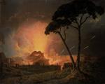 Joseph Wright of Derby  - Bilder Gemälde - The Annual Girandola at the Castel Sant'Angelo, Rome