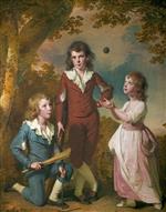 Bild:The Children of Hugh and Sarah Wood of Swanwick, Derbyshire