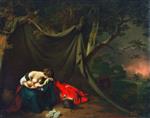 Joseph Wright of Derby  - Bilder Gemälde - The Dead Soldier