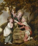 Joseph Wright of Derby  - Bilder Gemälde - The Synnot Children