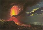 Joseph Wright of Derby  - Bilder Gemälde - Vesuvius in Eruption, with a View over the Islands in the Bay of Naples