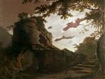 Joseph Wright of Derby  - Bilder Gemälde - Virgil's Tomb