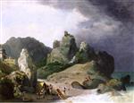 Johann Joseph Zoffany - Bilder Gemälde - A Romantic View of the Coromandel Coast