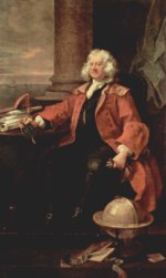 William Hogarth - Peintures - Portrait du capitaine Thomas Coram