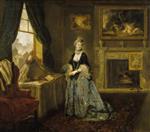 Johann Joseph Zoffany - Bilder Gemälde - Frances Barton, Mrs Abington, as the Widow Bellmour in Arthur Murphy's 'The Way to Keep Him'
