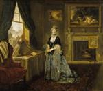 Johann Zoffany - Bilder Gemälde - Frances Barton, Mrs Abington, as the Widow Bellmour in Arthur Murphy's 'The Way to Keep Him'