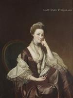 Johann Zoffany  - Bilder Gemälde - Lady Mary Fitzgerald