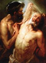Johann Zoffany  - Bilder Gemälde - Martyrdom of St. Bartholomew
