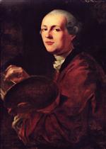 Johann Zoffany  - Bilder Gemälde - Self-Portrait