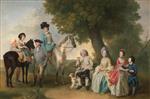 Johann Zoffany  - Bilder Gemälde - The Drummond Family