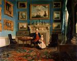 Johann Zoffany  - Bilder Gemälde - The Future Marquess of Zetland and His Grandfather Sir Lawrence Dundas