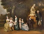 Johann Joseph Zoffany  - Bilder Gemälde - The Mathew Family at Felix Hall, Kelvedon, Essex
