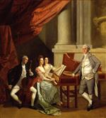 Johann Joseph Zoffany  - Bilder Gemälde - The Morse and Cator Family