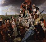 Johann Joseph Zoffany  - Bilder Gemälde - The Sharp Family