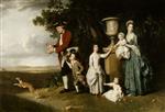 Johann Joseph Zoffany  - Bilder Gemälde - The Woodley Family