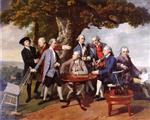 Johann Zoffany  - Bilder Gemälde - William Ferguson introduced as Heir to Raith