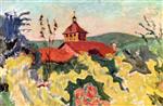 Pierre Bonnard - Bilder Gemälde - A Red Roof