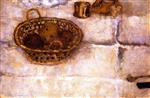 Pierre Bonnard  - paintings - Basket of Fruit on a Tablecloth