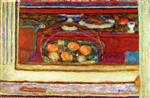 Pierre Bonnard  - Bilder Gemälde - Basket of Fruit Reflected in a Mirror