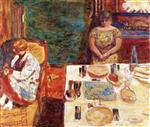 Pierre Bonnard  - Bilder Gemälde - Before Dinner