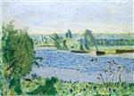 Pierre Bonnard  - Bilder Gemälde - Blue Morning