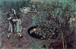 Pierre Bonnard  - Bilder Gemälde - Children Playing in a Garden