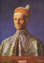 Giovanni Bellini - Bilder Gemälde - Portrait des Dogen Leonardo Loredan
