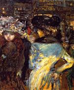 Pierre Bonnard  - Bilder Gemälde - Deux elegantes, Place de Clichy