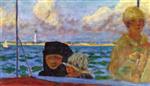 Pierre Bonnard  - Bilder Gemälde - En Bateau, La Promenade en Mer