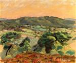 Pierre Bonnard  - Bilder Gemälde - Evening Landscape