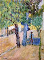 Pierre Bonnard  - Bilder Gemälde - Figure beneath a Tree