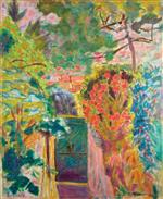 Pierre Bonnard  - Bilder Gemälde - Gate at the Villa Bosquet at Le Cannet