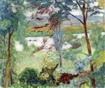 Pierre Bonnard  - Bilder Gemälde - Grey Landscape, Vernon