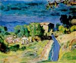 Pierre Bonnard  - Bilder Gemälde - House near the River